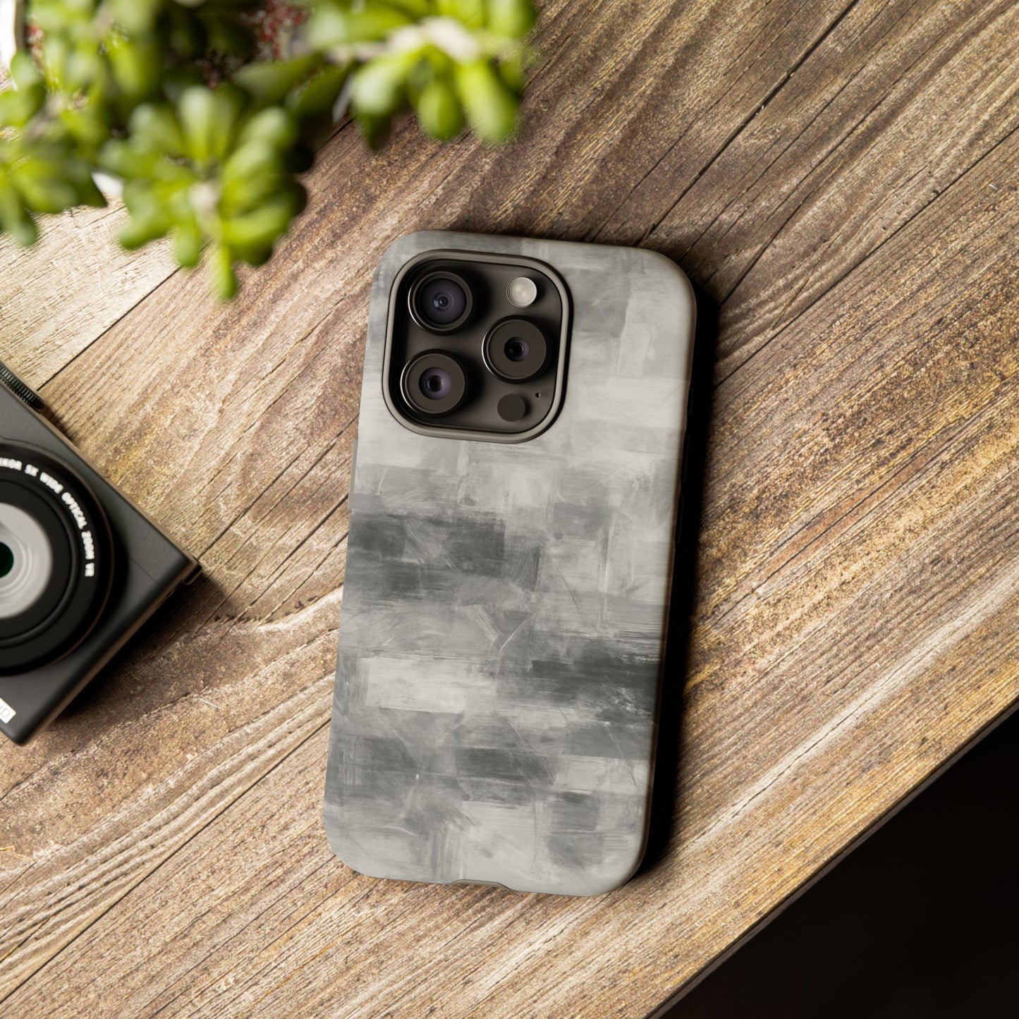 Stylish Phone Case for Tough Protection, Marble Grey Design, Customizable Gift for Her, Unisex Mobile Accessory, Birthday Present, [...] - TRV