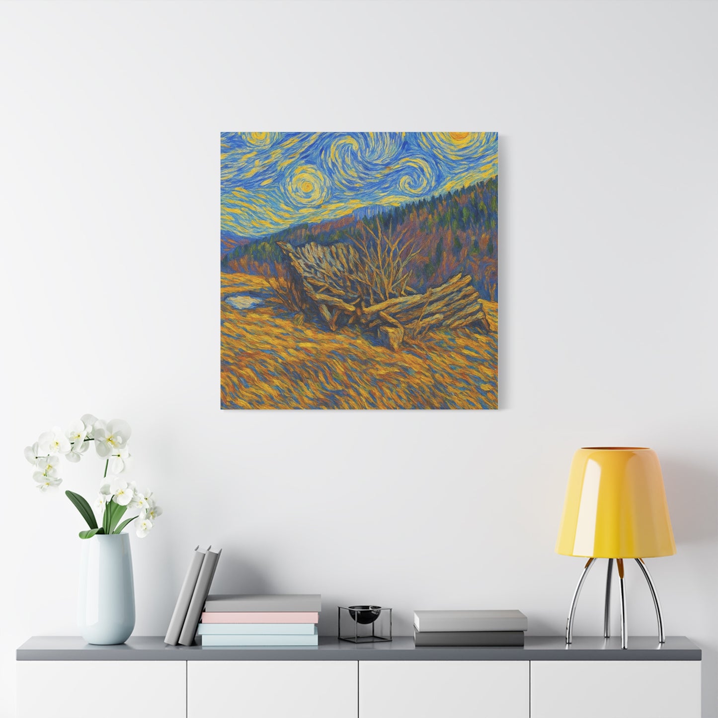 Artistic Van Gogh Style Canvas Wall Art, Nature Inspired Decor, Home Aesthetic, Gift for Art Lovers, Gallery Wall Piece, Living Room Decor, [...] - TRV