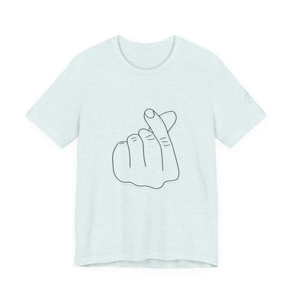 Minimalist Hand Sign Unisex Tee | Casual Everyday Wear | Perfect for Gift Givers