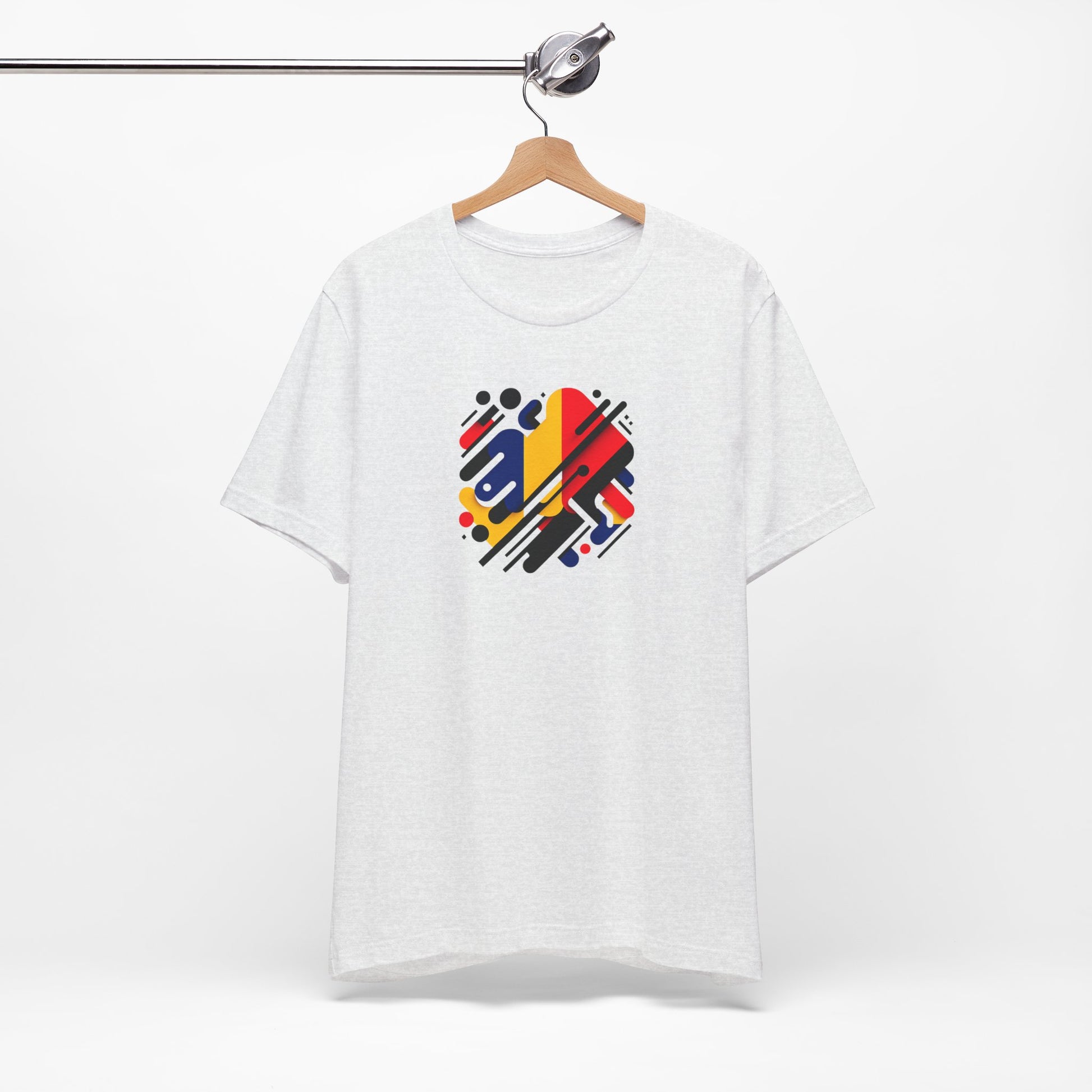 Artistic Heart Unisex Jersey Tee - Vibrant Graphic Tee, Casual Wear, Gift for Art Lovers, Birthday Surprise, Everyday Comfort - TRV