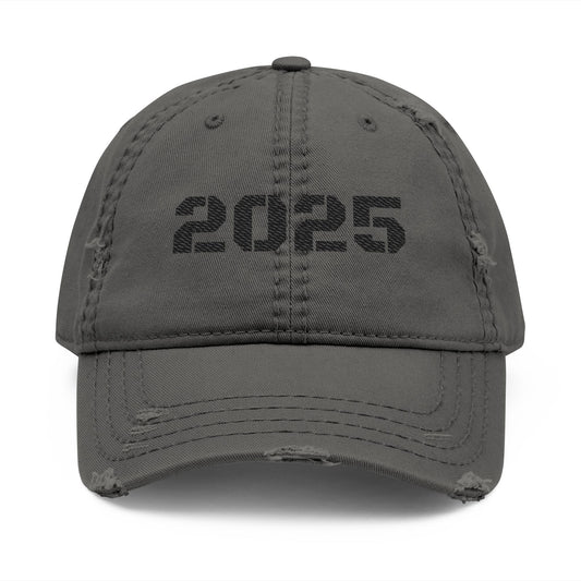 Distressed Dad Hat 2025, Casual Cap for Dads, Embroidered Baseball Hat, Vintage Style Headwear, Gift for Father's Day - TRV