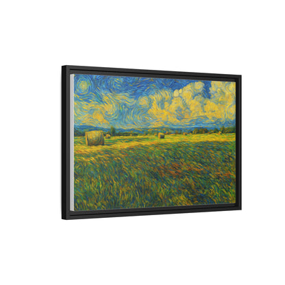 Landscape Matte Canvas, Framed (Multi-color) - TRV