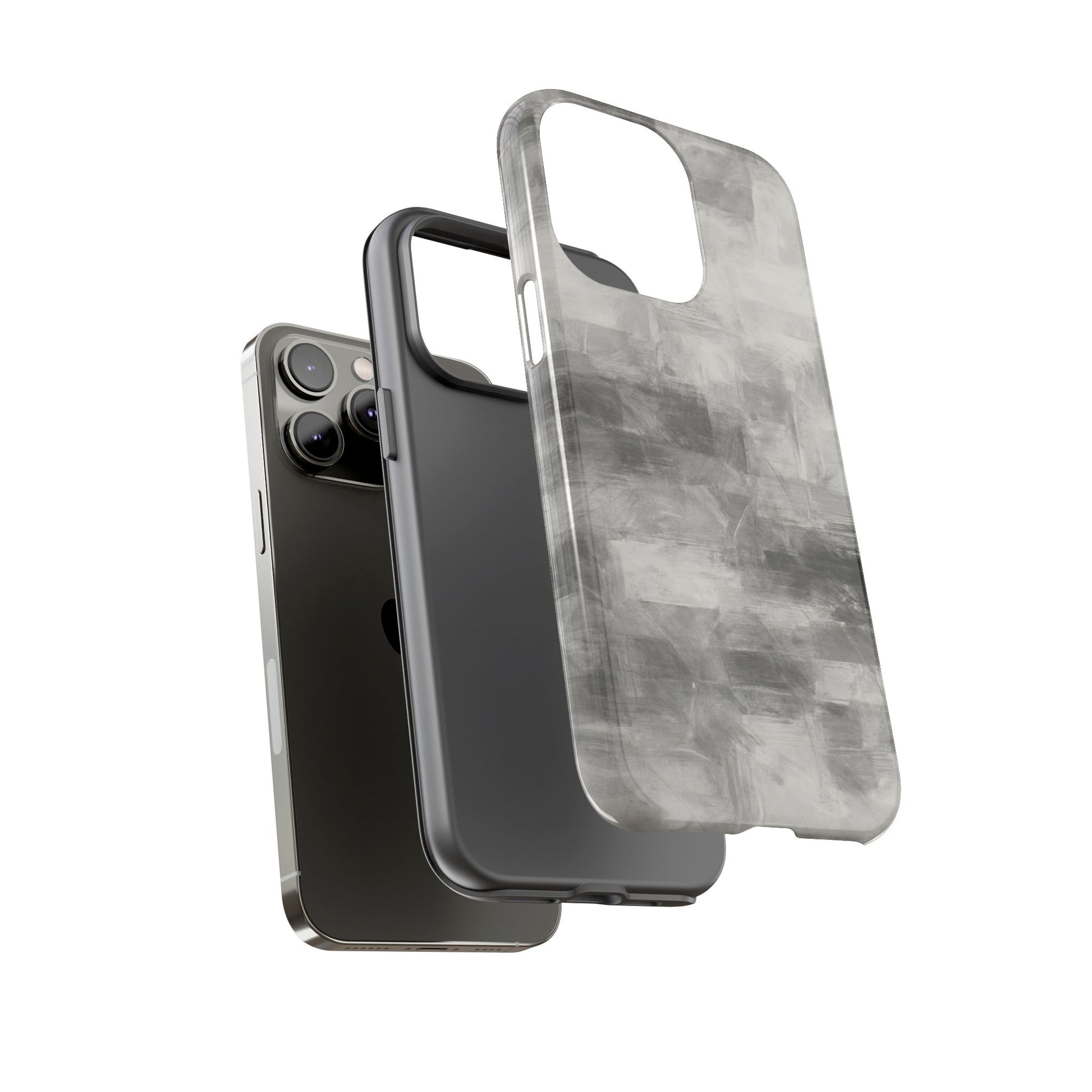 Stylish Phone Case for Tough Protection, Marble Grey Design, Customizable Gift for Her, Unisex Mobile Accessory, Birthday Present, [...] - TRV