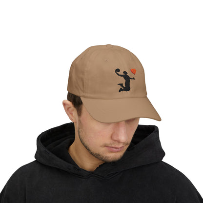 Basketball Dad Cap - Sporty Dad Hat, Gift for Basketball Lovers, Adjustable Cap for Dad, Sports Accessories, Casual Headwear - TRV