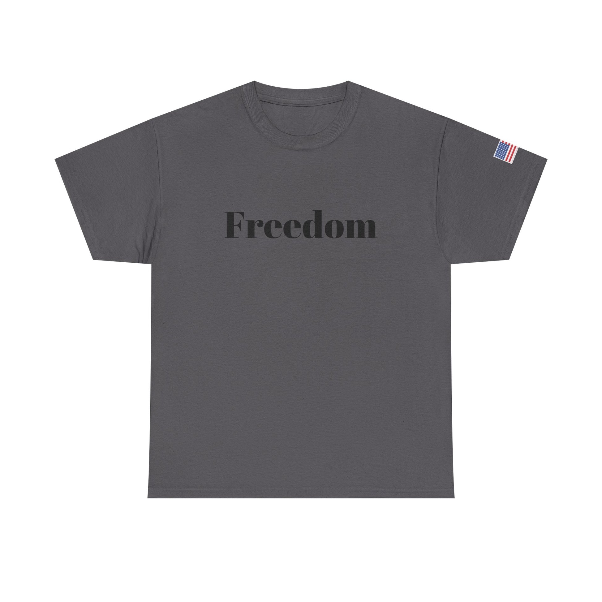 Freedom script tee | T-Shirt, American flag sleeve - TRV