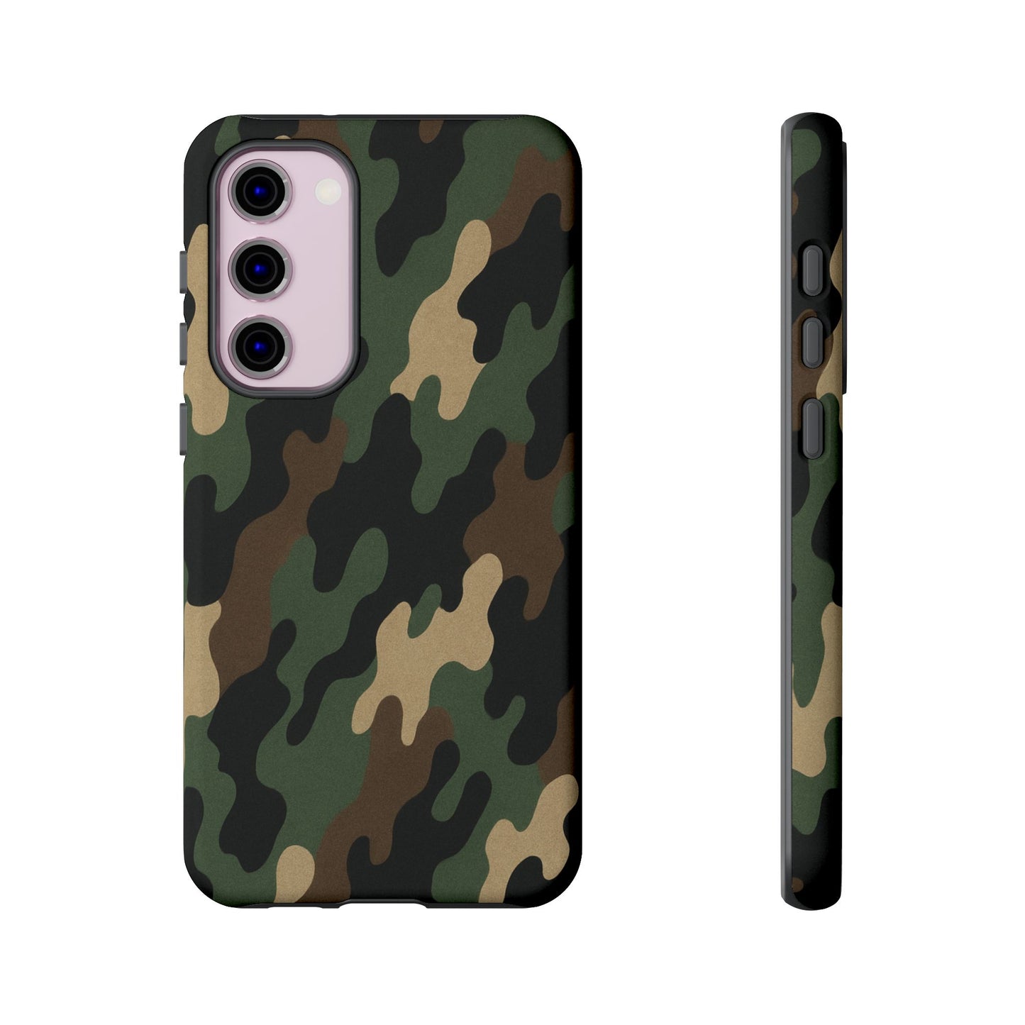 Camouflage Phone Case, Tough Cases, Military Style, Unique Phone Accessories, Gift for Him, Durable Phone Cover - TRV