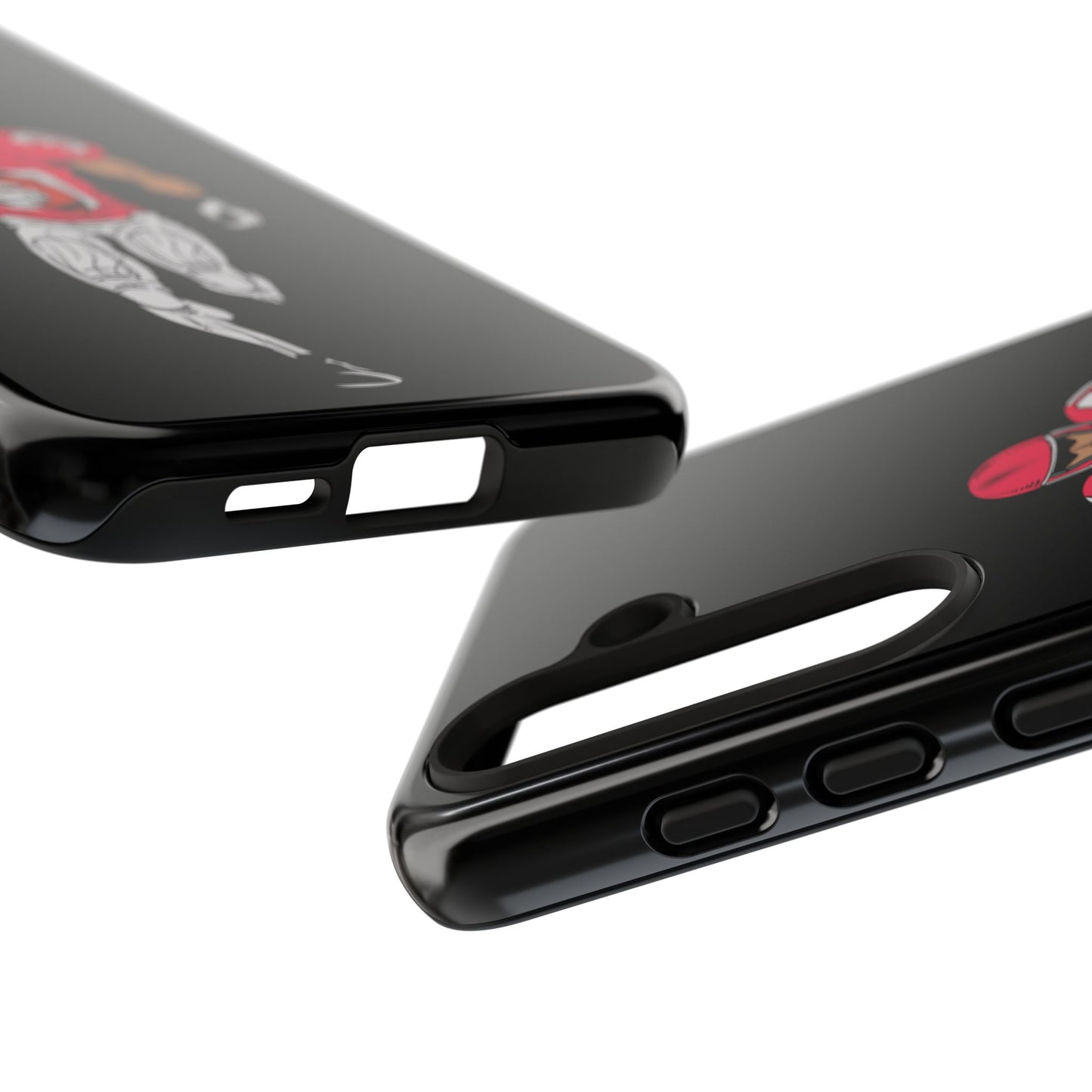 Football Player Tough Phone Case – Protective Black Sports iPhone Case