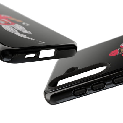 Football Player Tough Phone Case – Protective Black Sports iPhone Case
