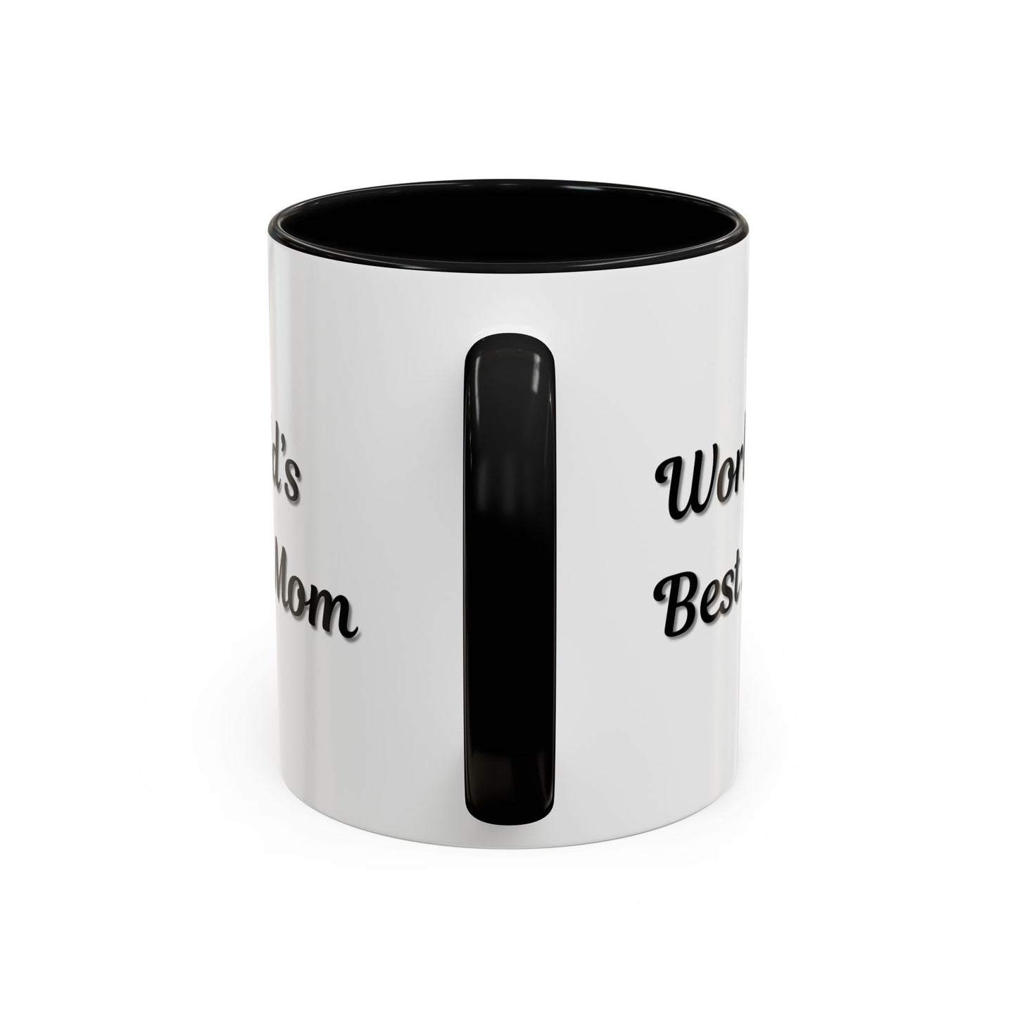 World's Best Mom Accent Coffee Mug - 11oz & 15oz - Perfect Gift for Mother's Day