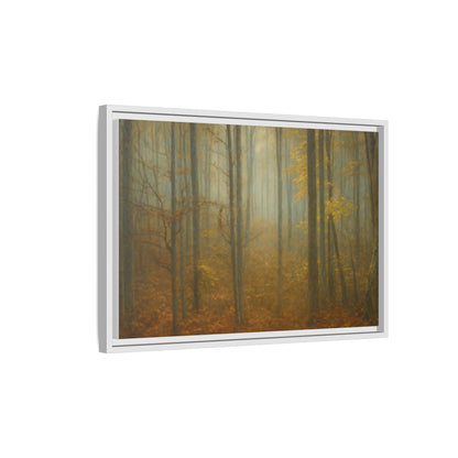 Framed Matte Canvas Art | Serenity in the Forest | Nature Wall Decor, Home Gallery, Cozy Living Room, Gift for Nature Lovers - TRV