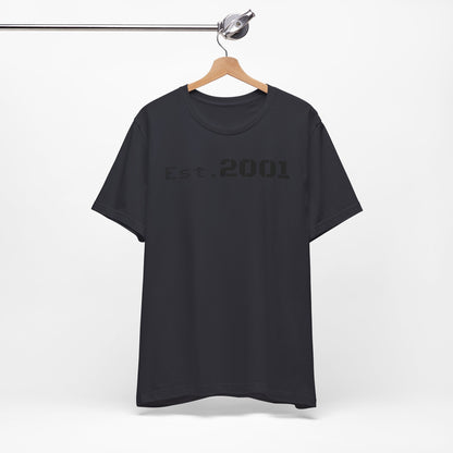 Est. 2001 Unisex Tee - Timeless Casual Wear, Birthday Gift, Nostalgic Fashion, Everyday Comfort, Trendy Streetwear
