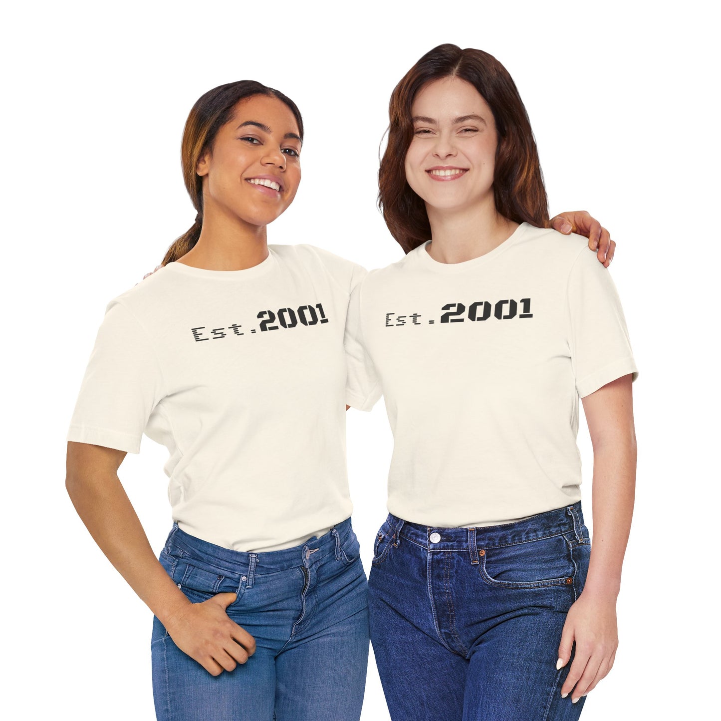 Est. 2001 Unisex Tee - Timeless Casual Wear, Birthday Gift, Nostalgic Fashion, Everyday Comfort, Trendy Streetwear