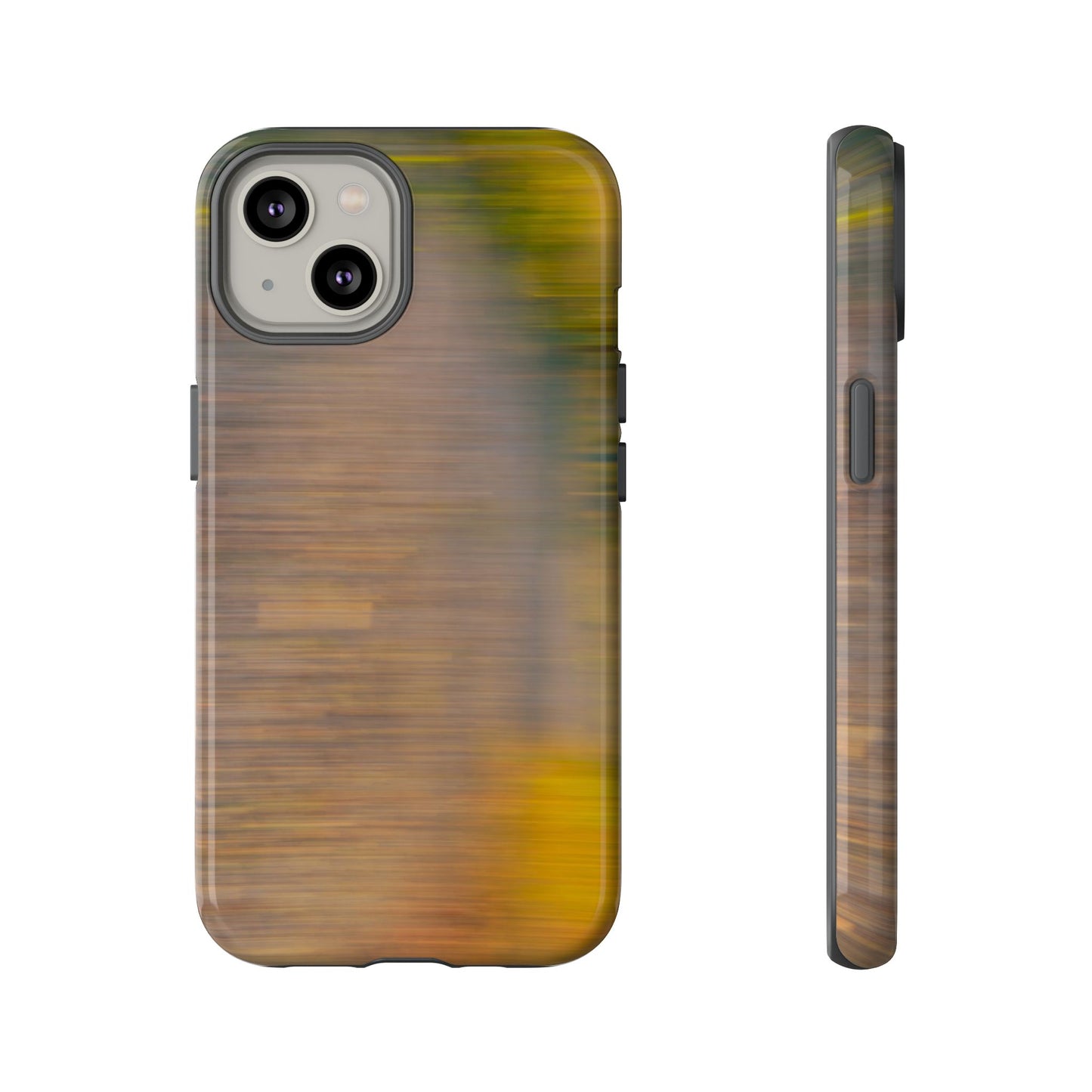 Autumn Blur Tough Phone Case — Fall Colors Protective iPhone Cover