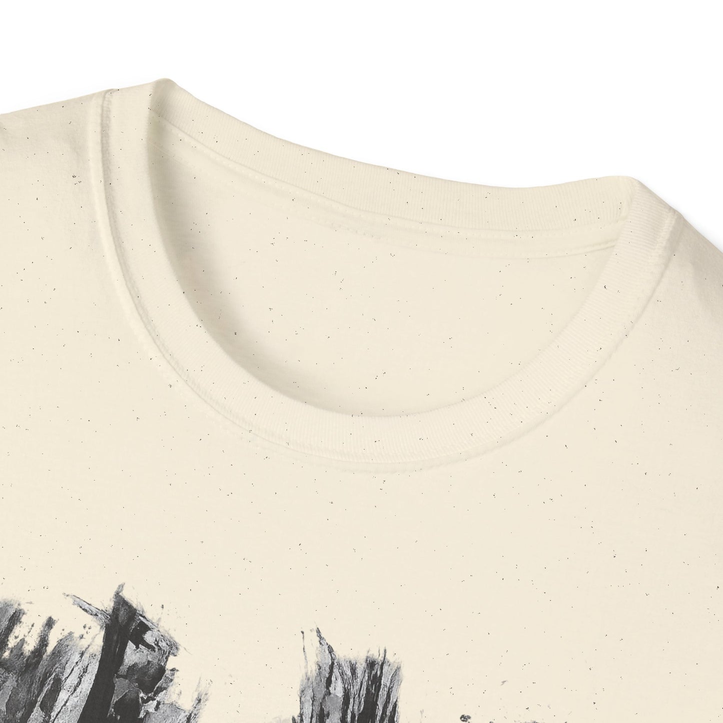 Minimalist Nature-Inspired Unisex Softstyle T-Shirt, Casual Wear, Everyday Style, Gift for Nature Lovers, Eco-Friendly Fashion