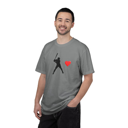Baseball Love T-Shirt, Unisex Sports Tee, Gift for Baseball Fans, Valentine's Day Shirt, Game Day Apparel, Soft Cotton Top