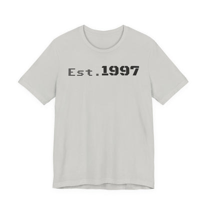 Vintage Est. 1997 Unisex Tee, Gift for Birthdays, Celebrations, Casual Wear, Retro Fashion, Cool Graphic T-Shirt - TRV
