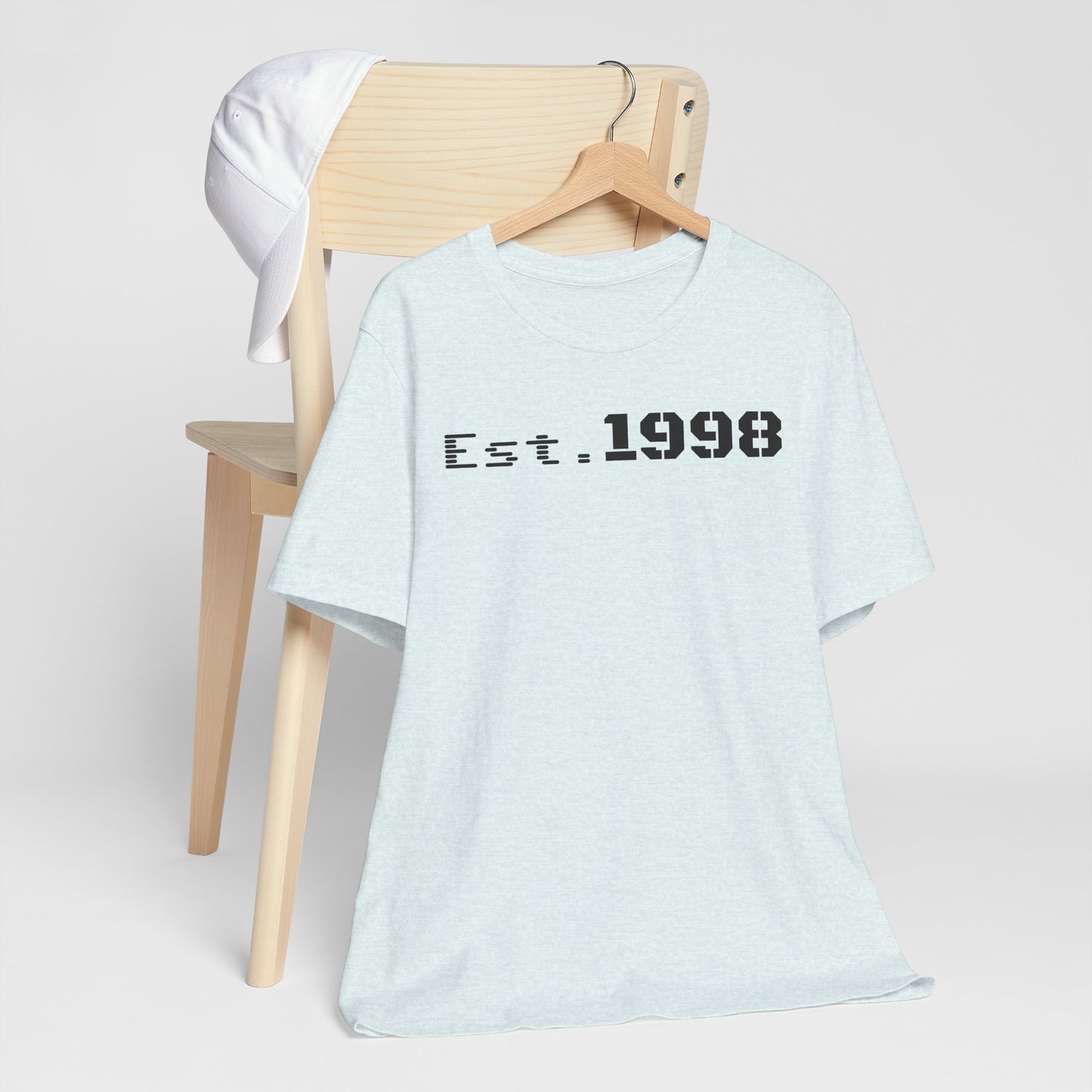 Vintage Est. 1998 Tee - Retro Unisex Shirt for Birthdays, Gifts, Everyday Wear, Casual Style, Nostalgia - TRV