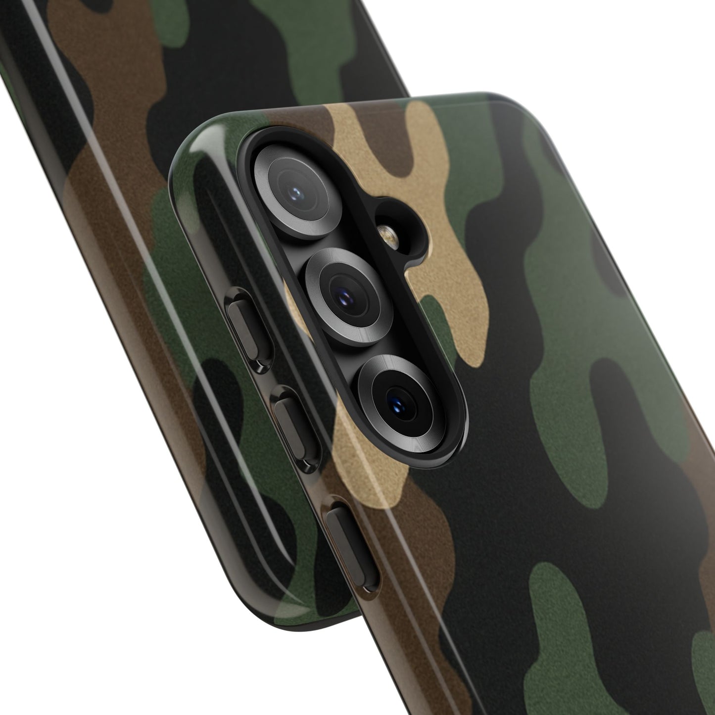 Camouflage Phone Case, Tough Phone Cover, Military Style Accessory, Protective Case for Men, Gifts for Soldiers - TRV