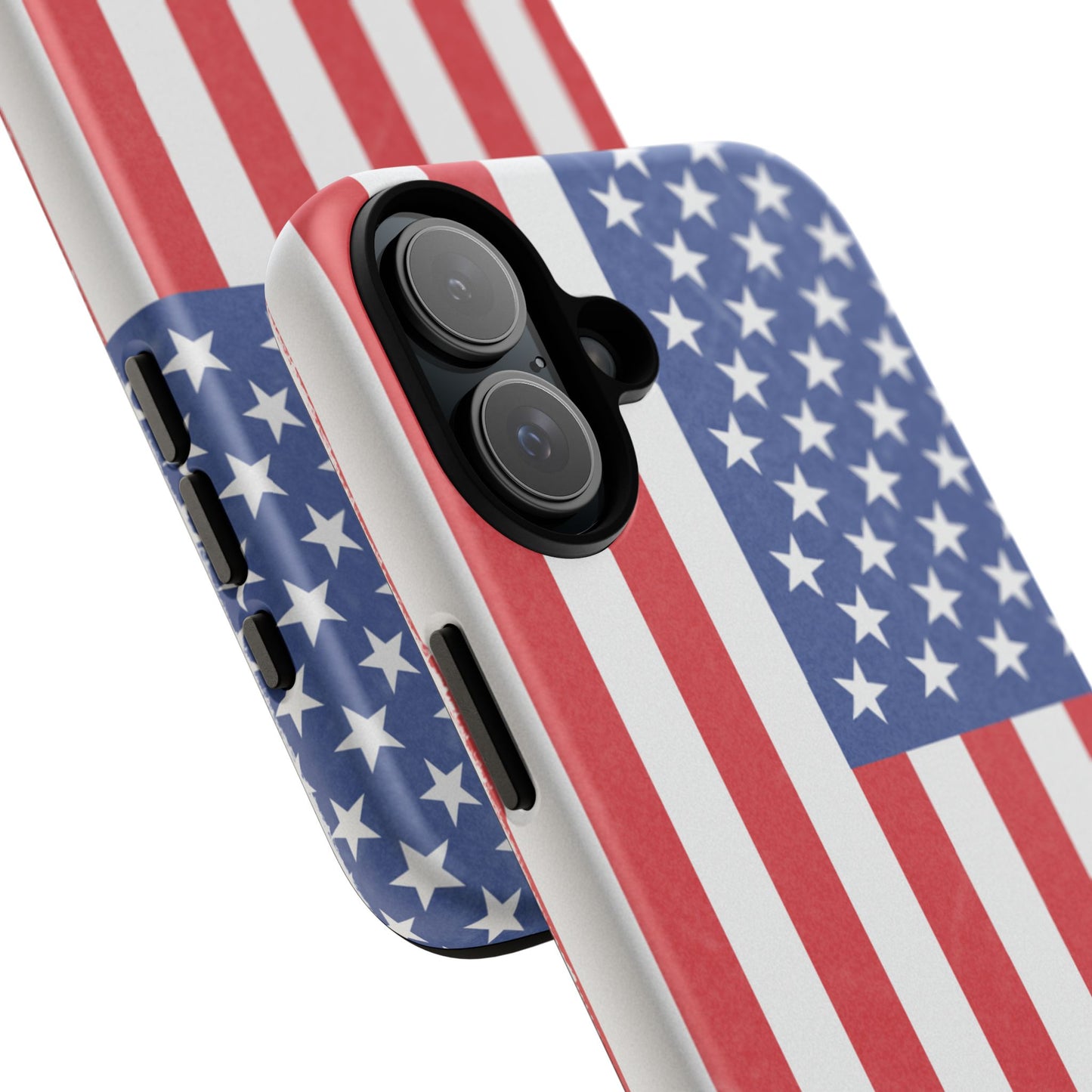 Patriotic Phone Case - Tough Cases for Veterans, USA Lovers, Independence Day, Memorial Day, Flag Design - TRV