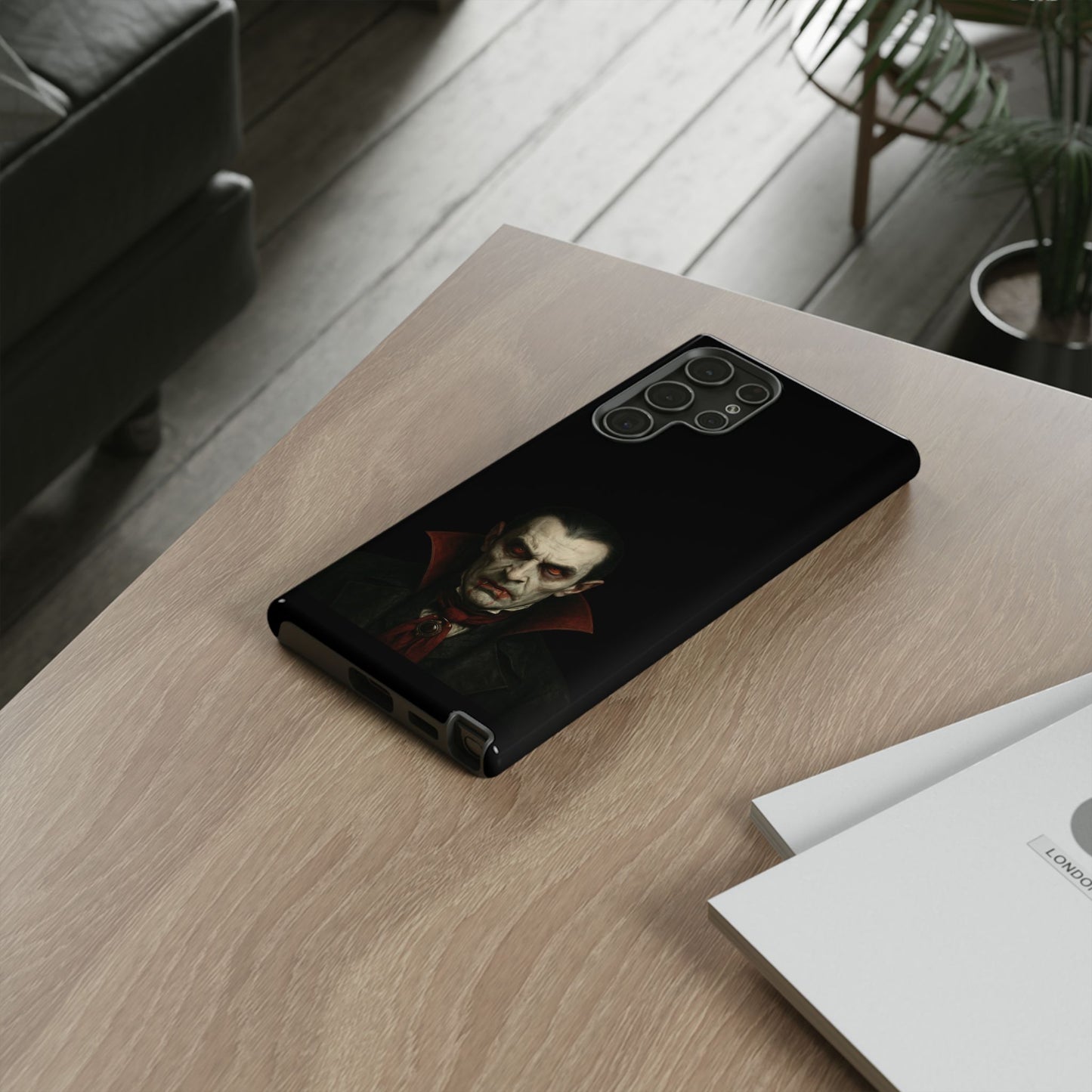 Vampire Phone Case - Tough Cases for Halloween, Gothic Decor, Gifts for Horror Fans, Spooky Accessories, Unique Cellphone Cover - TRV
