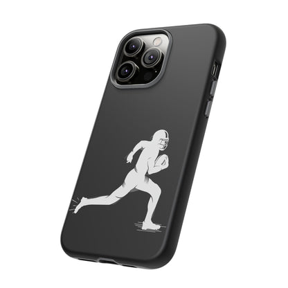 Football Player Phone Case, Tough Cases, Sports Phone Cover, Gift for Athletes, iPhone & Samsung Accessories, Running Player Design - TRV