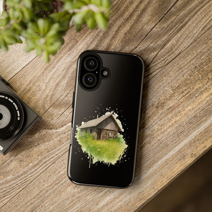 Rustic Farmhouse Phone Case, Cute Cottage Design, Tough Cases for Nature Lovers, Eco-Friendly Gift, Customizable Tech Accessories - TRV