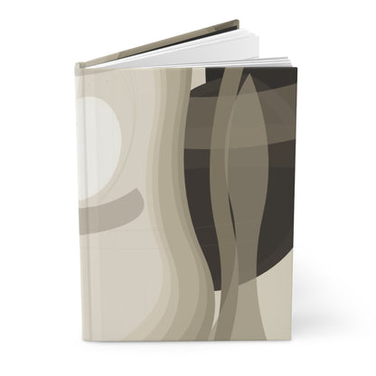 Neutral Abstract Shapes Journal | Hardcover Journal