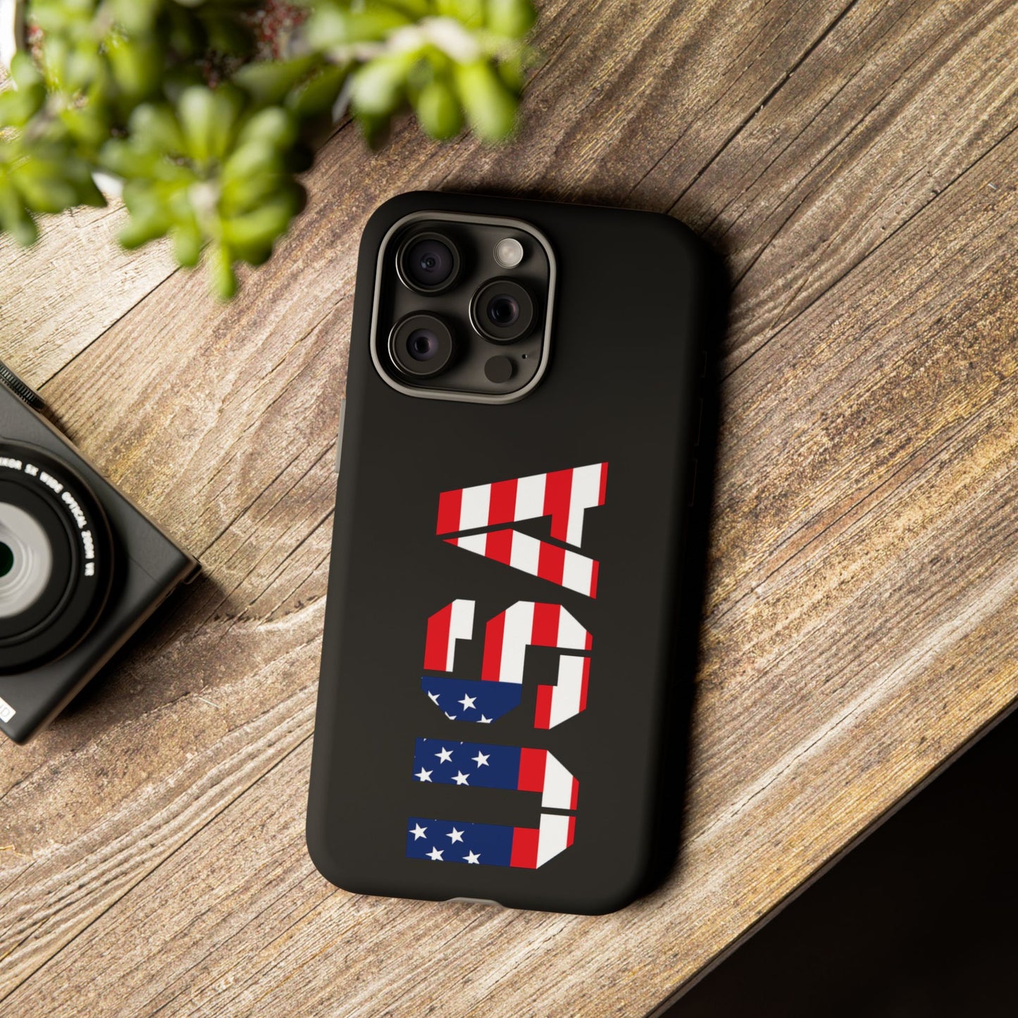 USA Flag Phone Case, Tough Phone Cover, Patriotic Gift, Independence Day Accessory, American Pride Mobile Case - TRV