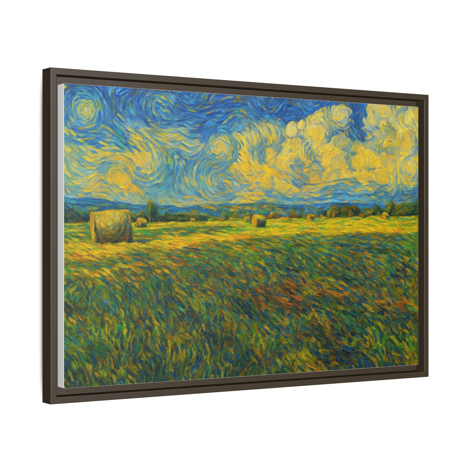 Landscape Matte Canvas, Framed (Multi-color) - TRV