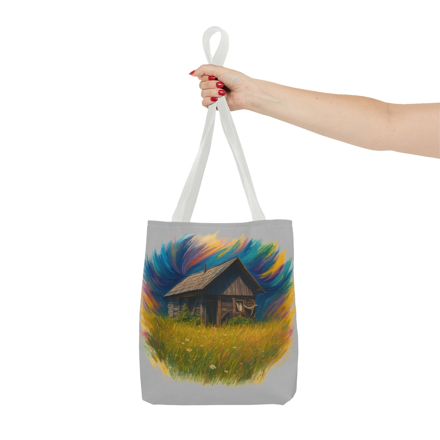 Rustic Charm Tote Bag | Boho Bag | Eco-Friendly Custom Design | Nature Lover Gift | Canvas Purse | Casual Carryall - TRV