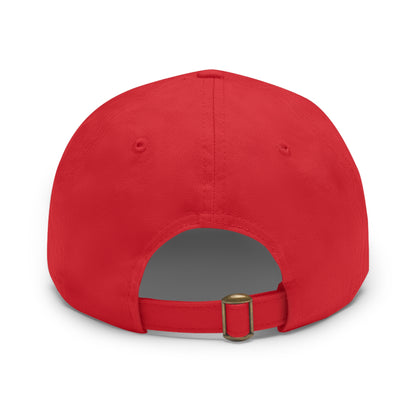 Stylish Dad Hat with Leather Patch | Perfect Gift for Fathers Day, Casual Wear, Dad's Birthday, Outdoor Activities