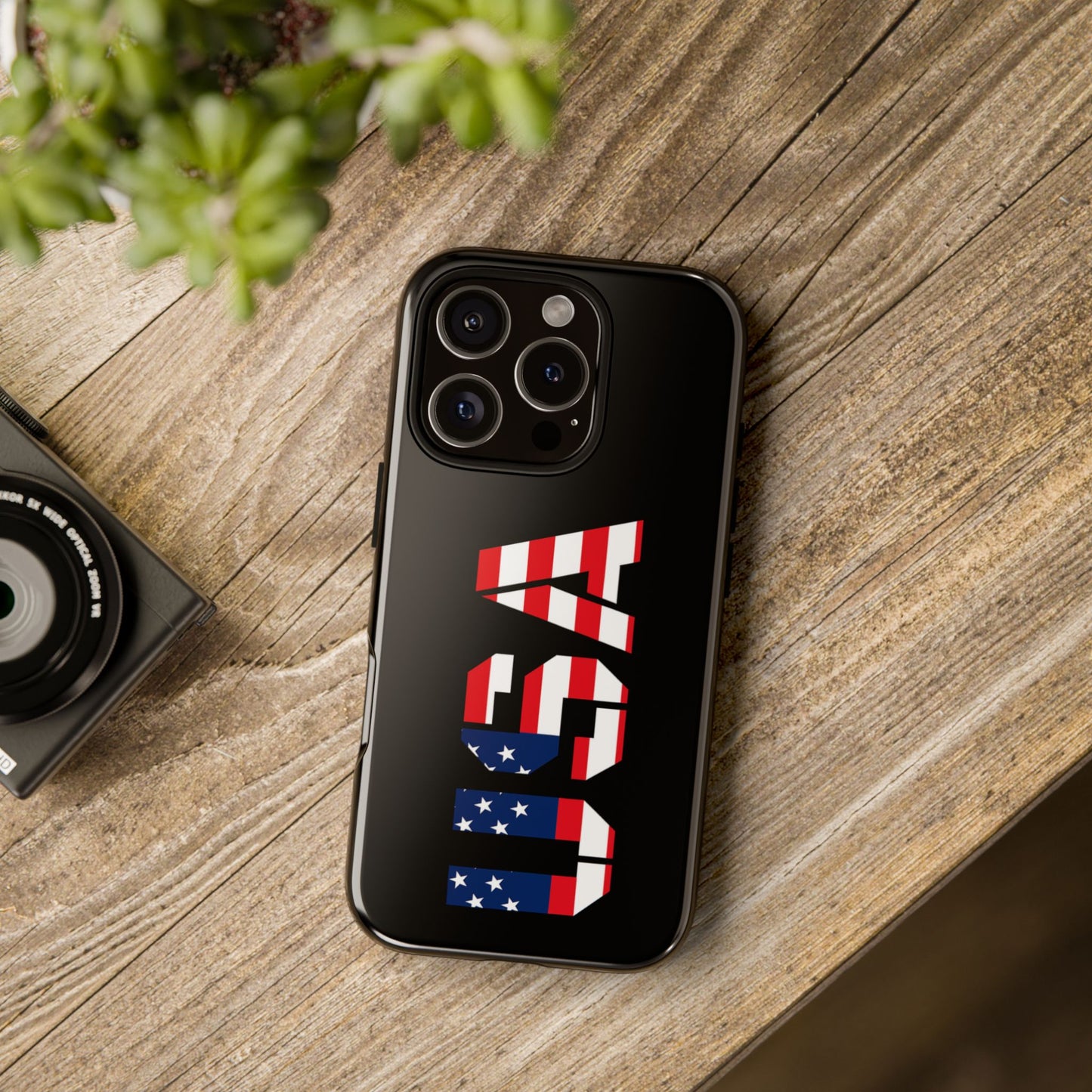 USA Flag Phone Case, Tough Phone Cover, Patriotic Gift, Independence Day Accessory, American Pride Mobile Case - TRV