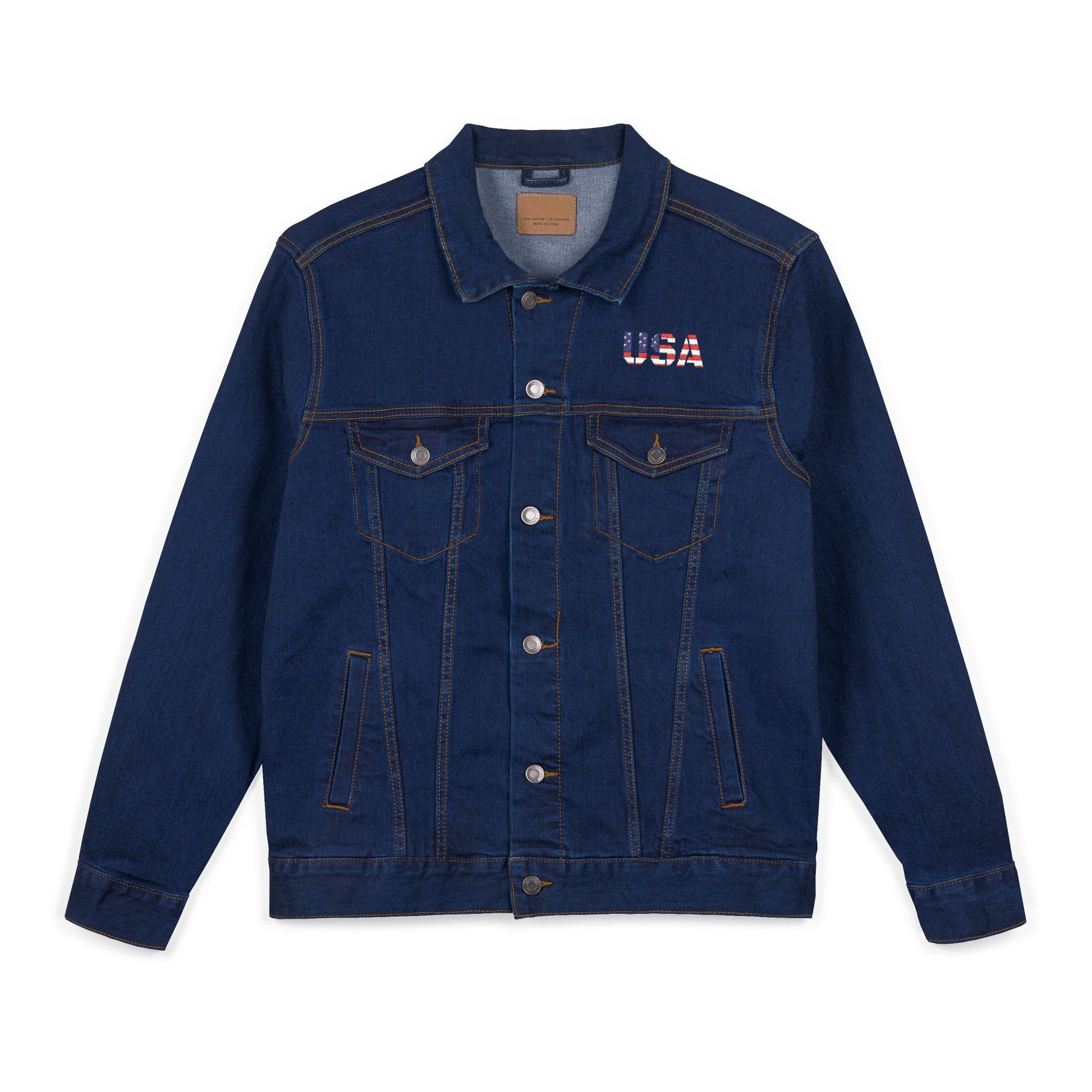 Embroidered Unisex Denim Jacket - Stylish, Casual, Perfect for Summer Outings, Men's & Women's Fashion Statement, Birthday Gift, [...] - TRV