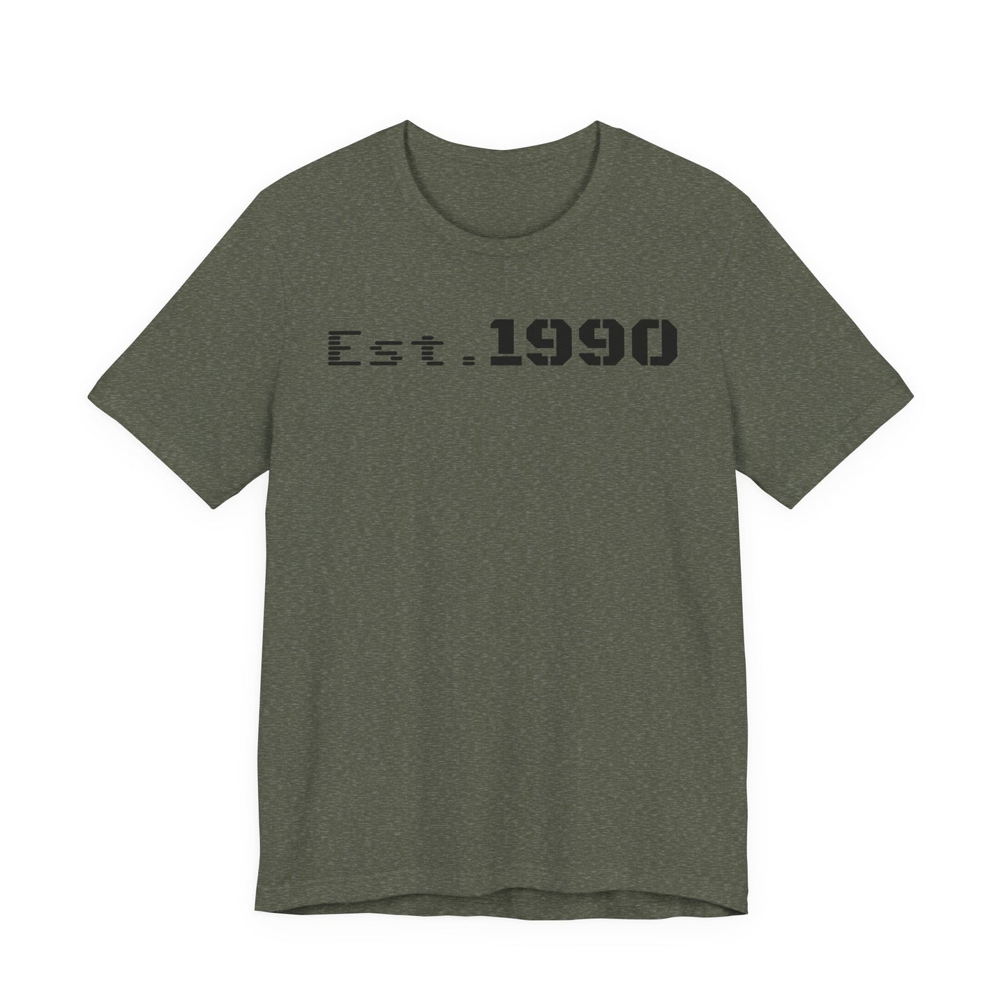 Unisex Est. 1990 Nostalgic Jersey Tee - Perfect Gift, Vintage Style, Retro Fashion, Birthday Celebration, Casual Wear - TRV