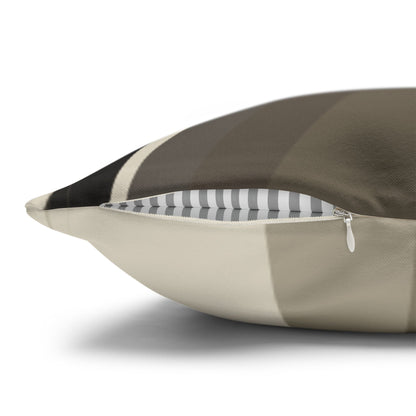 Abstract Neutral Leaf Artwork Pillowcase | Square Pillowcase