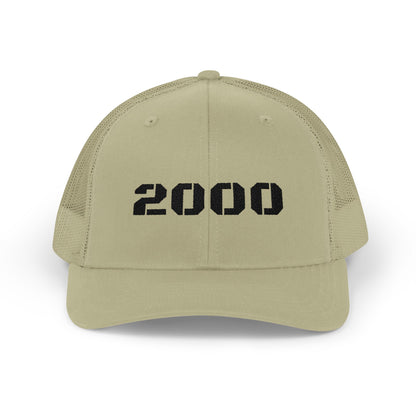 2000 Vintage Snapback Trucker Cap, Retro Baseball Hat, Birthday Gift, Stylish Outdoors Hat, 90s Nostalgia Cap - TRV