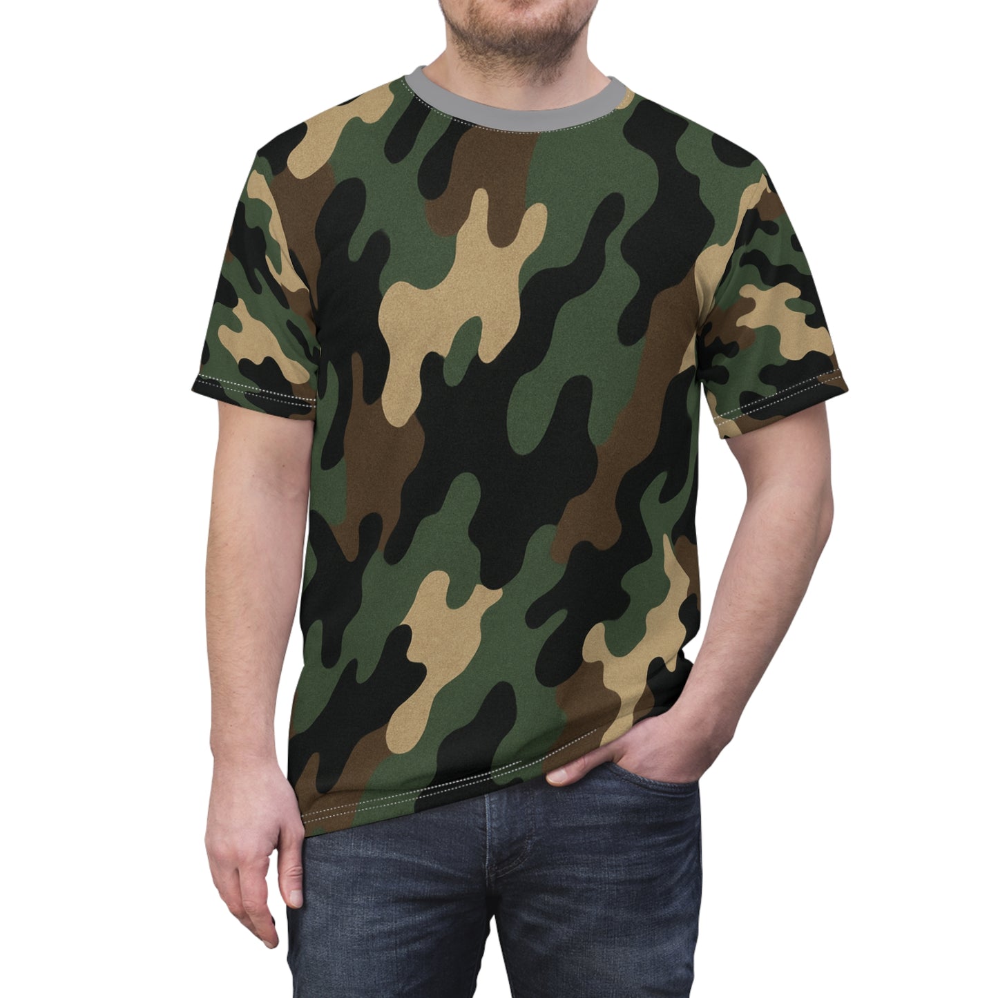 Camo Unisex Tee - Comfortable All-Occasion Apparel | Casual Everyday Wear, Outdoor Adventure Shirt, Gift for Him, Her, and Teens - TRV
