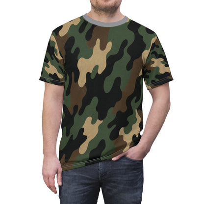 Camo Unisex Tee - Comfortable All-Occasion Apparel | Casual Everyday Wear, Outdoor Adventure Shirt, Gift for Him, Her, and Teens - TRV