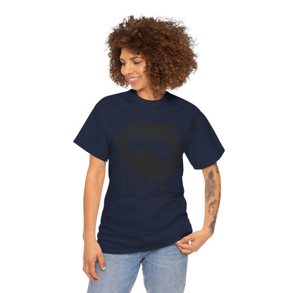 Edgy Graphic Tee - Dripping Lips Design - Unisex Heavy Cotton Tee