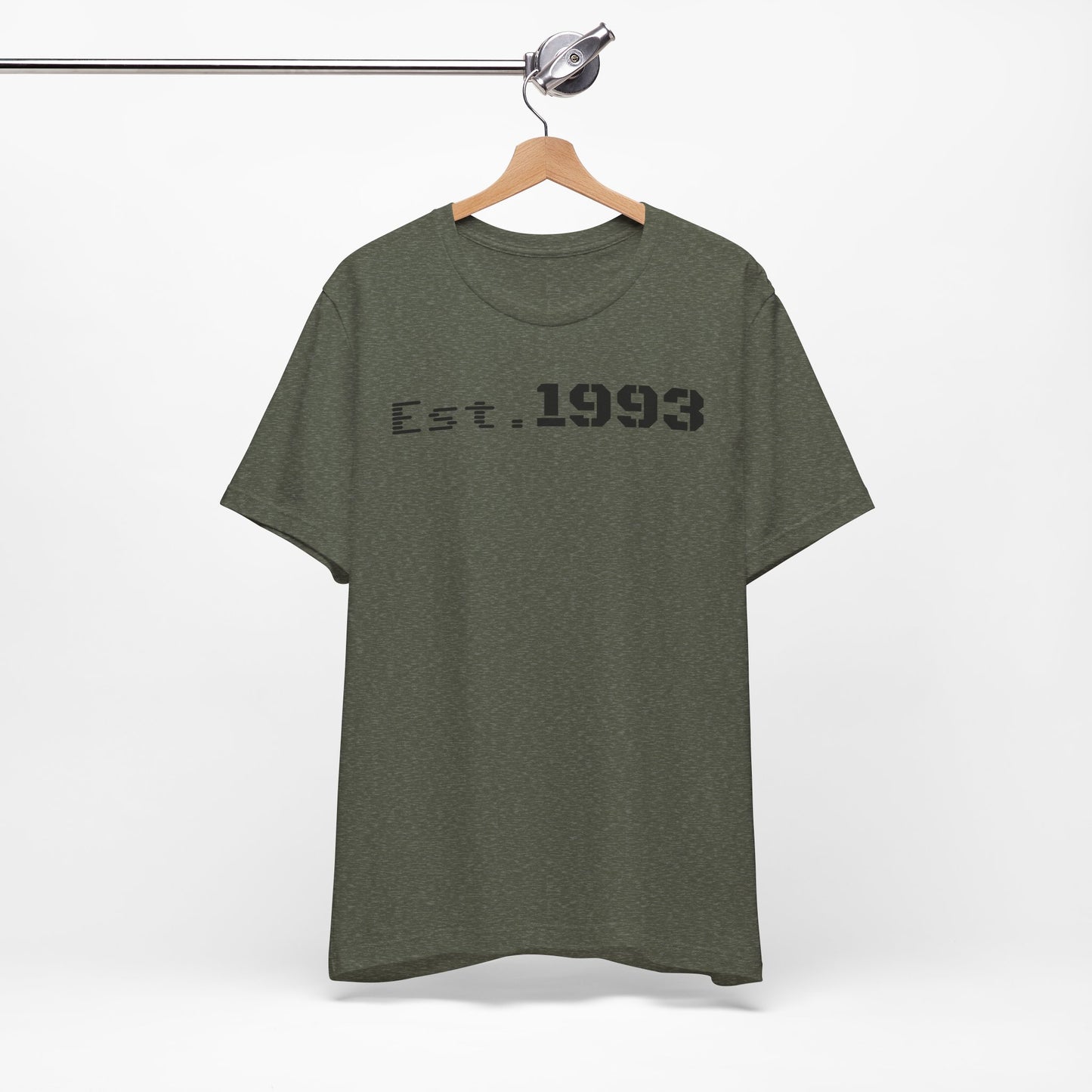 Est. 1993 Unisex Short Sleeve Tee - Perfect for Birthdays, Nostalgia, Casual Wear, Gifts, and Celebrations - TRV