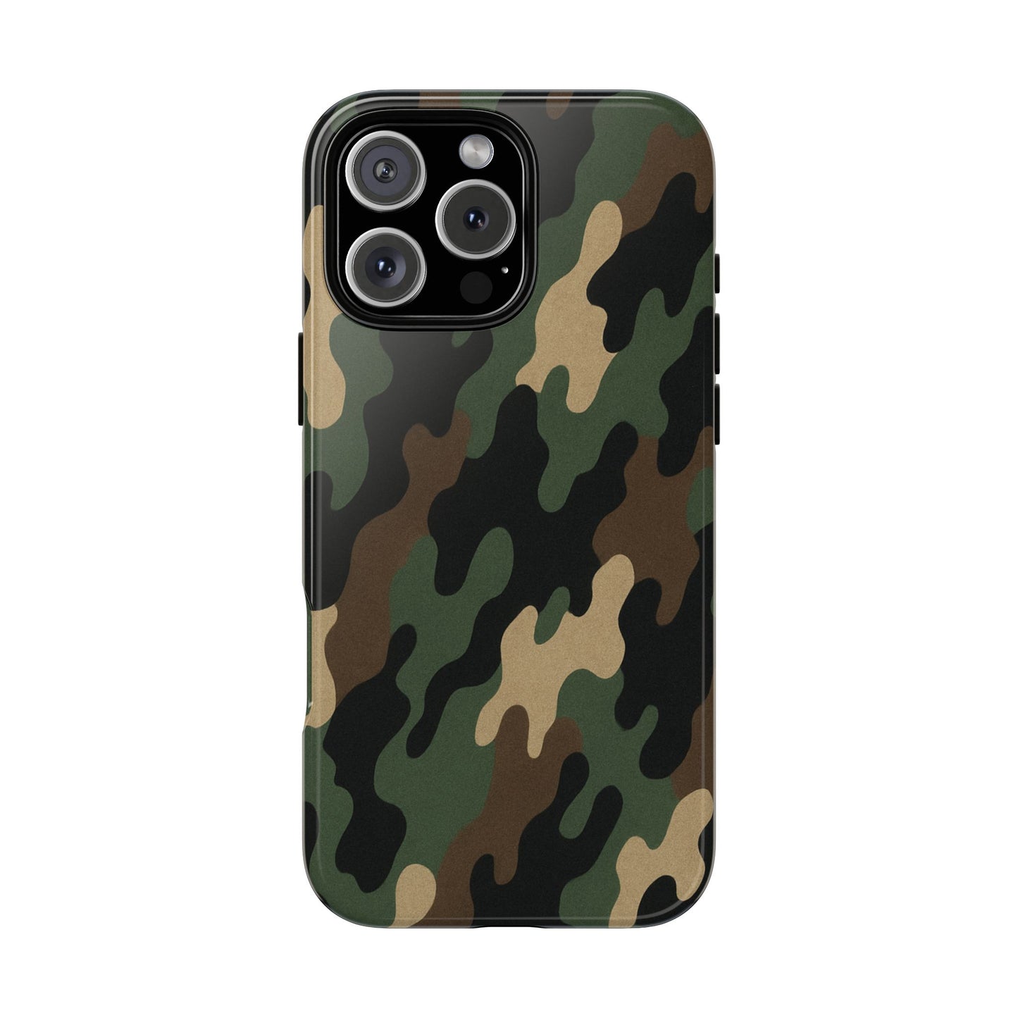 Camouflage Phone Case, Tough Cases, Military Style, Unique Phone Accessories, Gift for Him, Durable Phone Cover - TRV