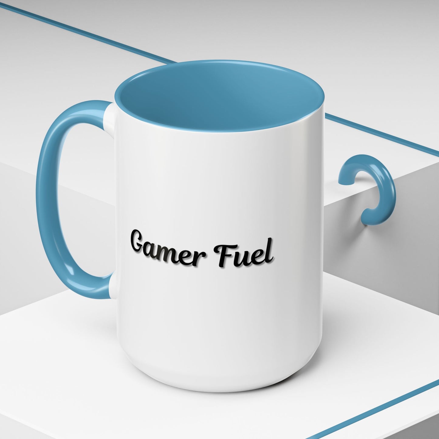 Gamer Fuel Accent Coffee Mug - Perfect for Gamers