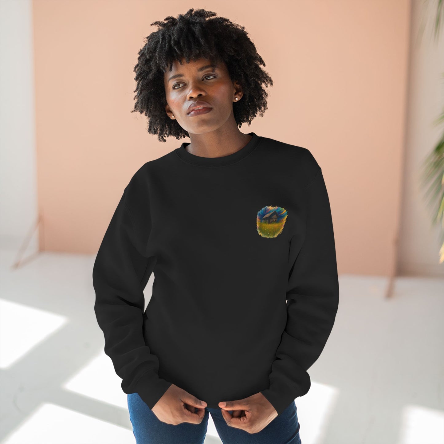 Cozy Dreamers Unisex Crewneck Sweatshirt, Artistic Sweatshirt, Gift for Nature Lovers, Vintage Vibe Apparel, Comfortable Layer, Casual Wear - TRV