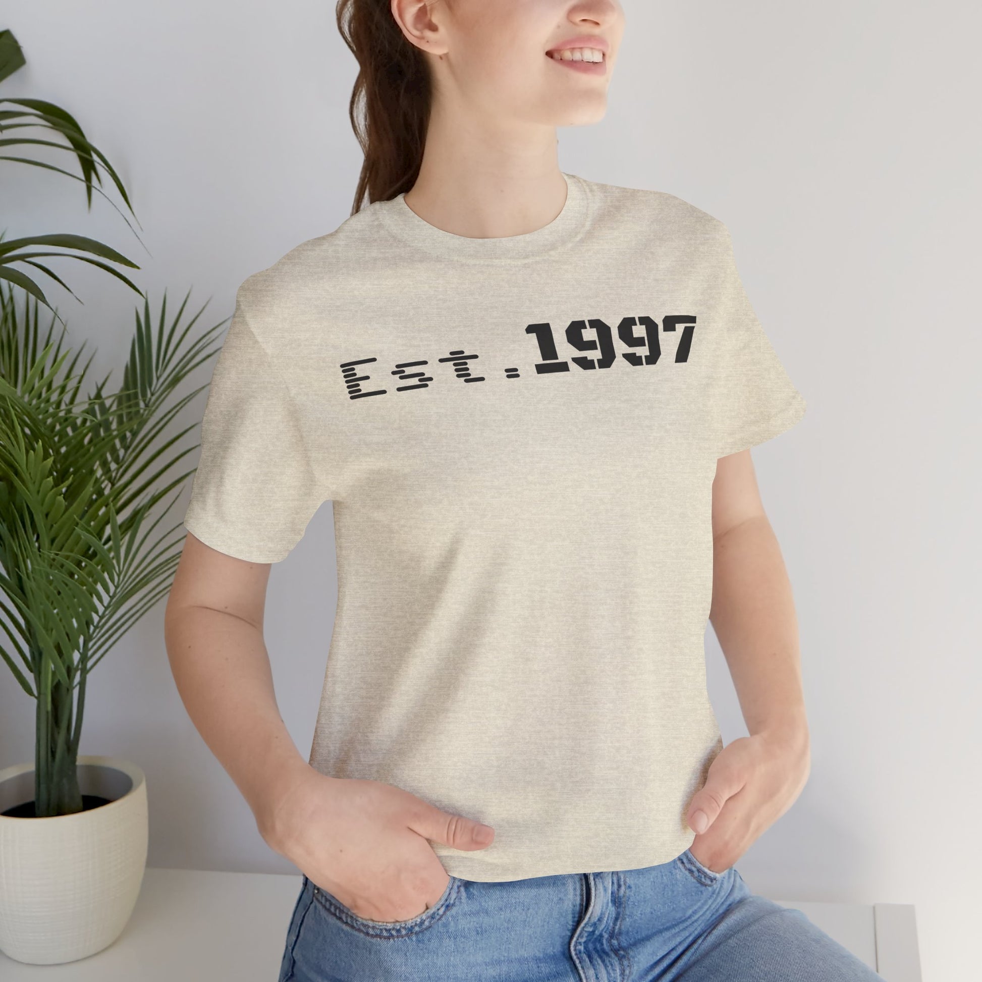 Vintage Est. 1997 Unisex Tee, Gift for Birthdays, Celebrations, Casual Wear, Retro Fashion, Cool Graphic T-Shirt - TRV