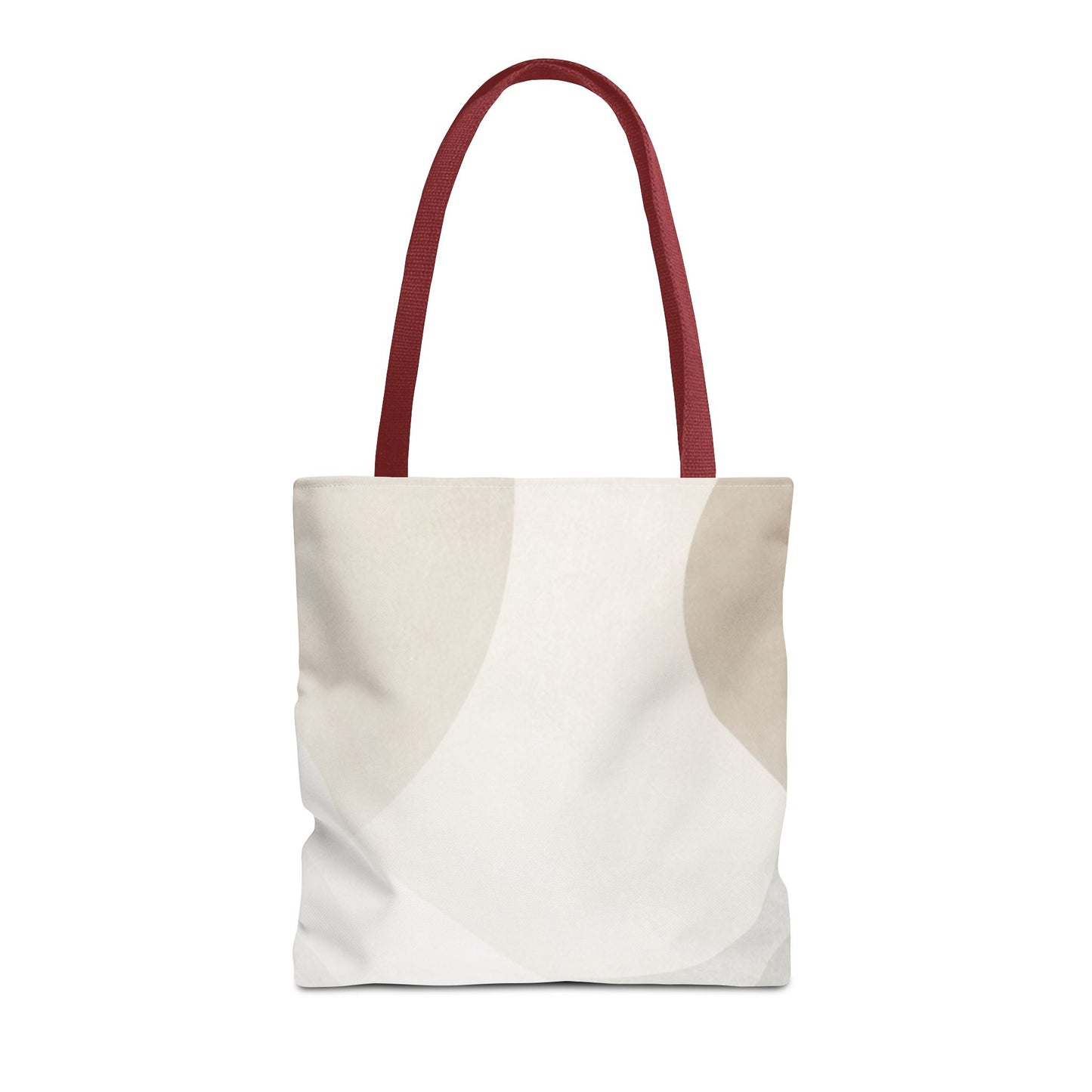 Neutral Abstract Geometric Tote Bag | Minimal Beige Shapes