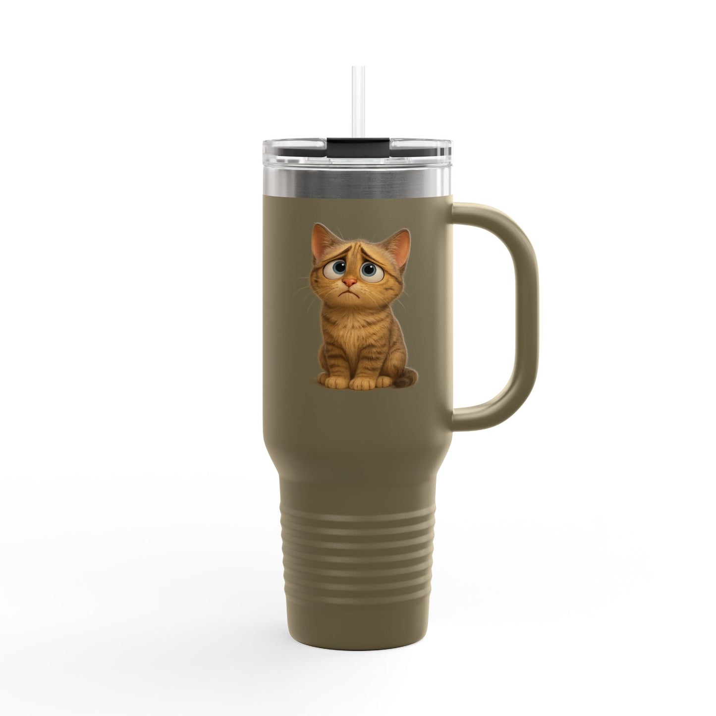 Cute Cat Insulated Travel Mug, 40oz - Perfect for Animal Lovers, Unique Gift for Cat Owners, Coffee on-the-go, Birthday Present, Cute [...]