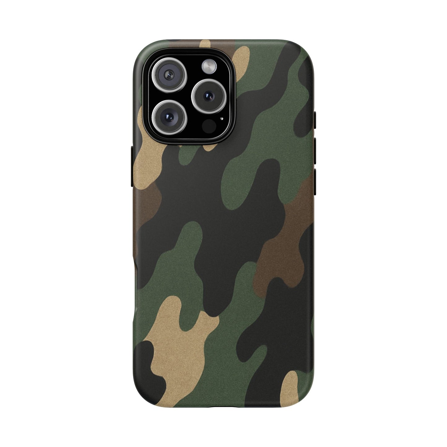 Camouflage Phone Case, Tough Phone Cover, Military Style Accessory, Protective Case for Men, Gifts for Soldiers - TRV