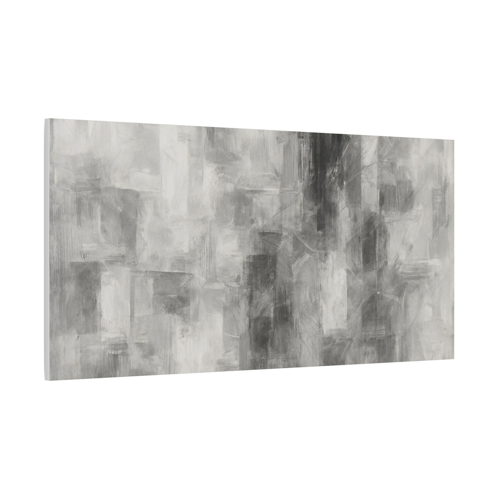 Abstract Grey Canvas Wall Art, Modern Home Decor, Minimalist Artwork, Living Room Accent, Contemporary Art Piece - TRV