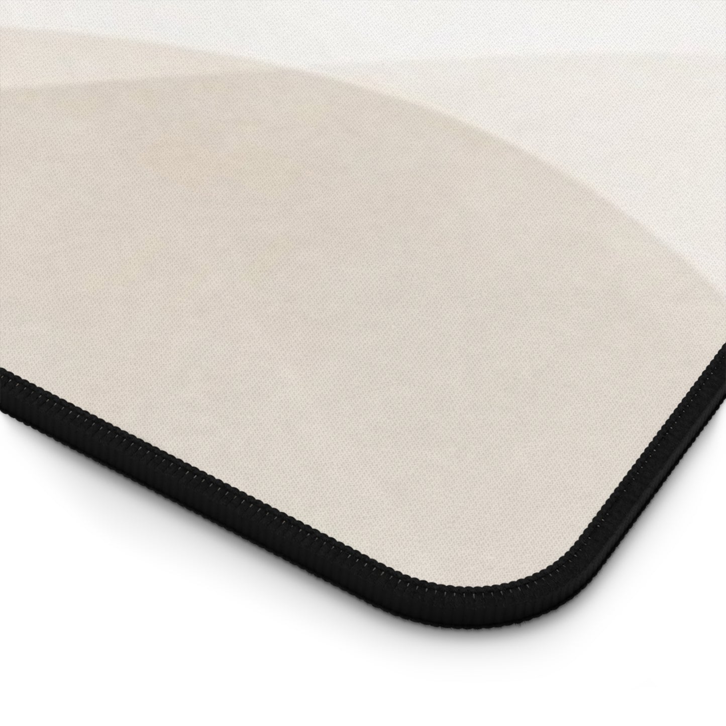 Neutral Abstract Waves Desk Mat | Minimal Office Mouse Pad