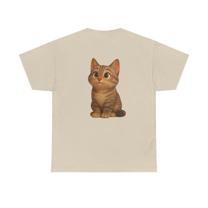 Adorable Cat Graphic Tee, Cute Pet Lover's Shirt, Animal Lover's Gift, Cozy Everyday T-Shirt, Perfect for Cat Lovers